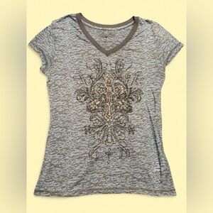 Y2K Style Bedazzled Cross Tee